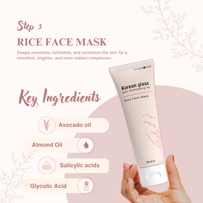 Korean Glass Skin (Rice Kit)