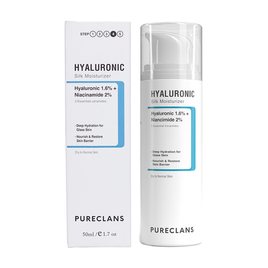 Pureclans hyaluronic silk moisturizer 