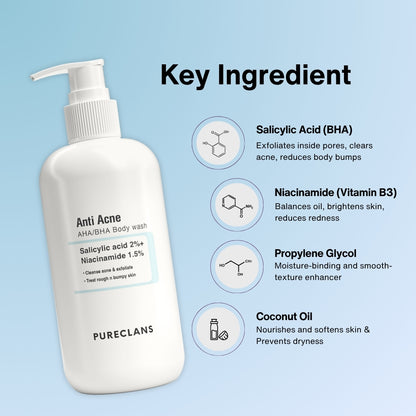 Anti-Acne AHA/BHA Body Wash